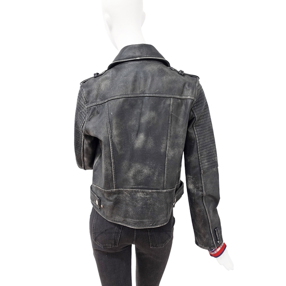 Marc Jacobs Leather Bike Jacket - Picture 3 of 4
